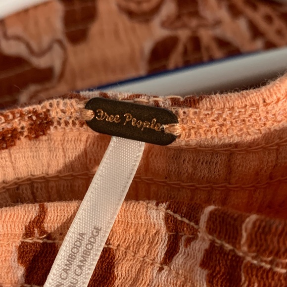 Free People Floral Patterned Women's Top small - Picture 4 of 5